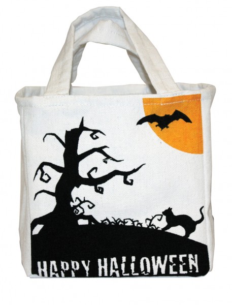 Happy Halloween Süßigkeiten Jutebeutel