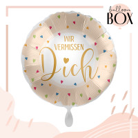 Vorschau: Balloha Geschenkbox DIY Wir vermissen Dich XL