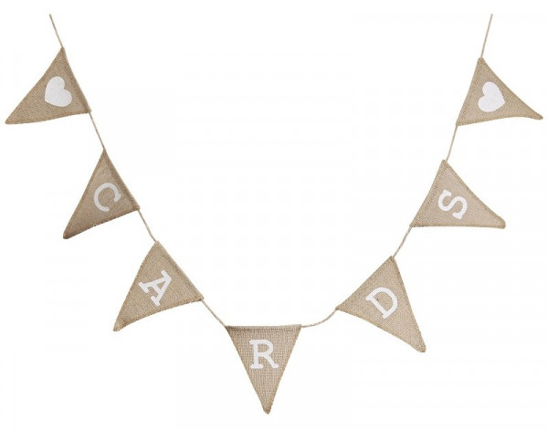 Boho Girlande Postkartenbox 1,5m