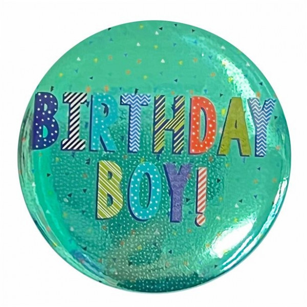 Birthday Boy Button 6cm