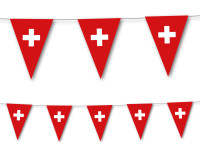 Schweiz Wimpelkette Zürich 3,5m