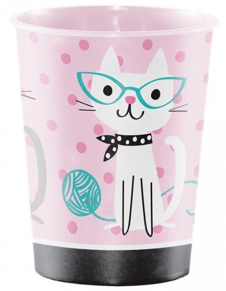 Katzen Hotel Kunststoffbecher 473ml