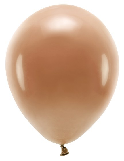 100 Eco Pastell Ballons hellbraun 30cm