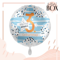 Vorschau: Balloha Geschenkbox DIY 3. Geburtstag Stars XL