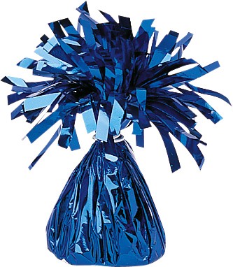 Fransenkegel Ballongewicht in Blau