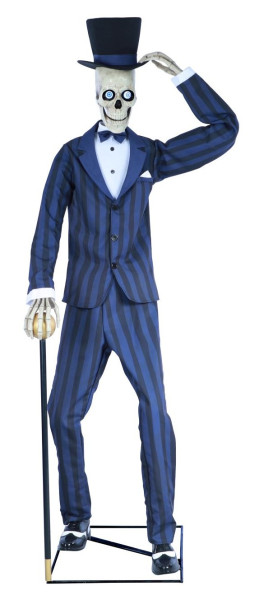 Elegant Gekleidetes Skelett animiert 2m