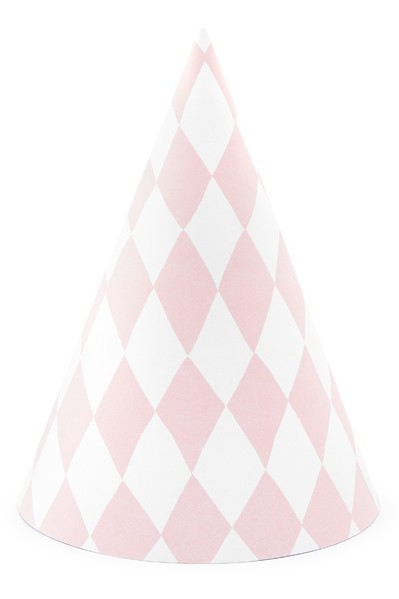 6 Candy Party Hüte 10cm 2