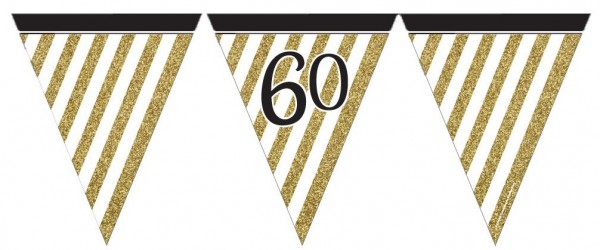 Magical 60th Birthday Wimpelkette 3,7m
