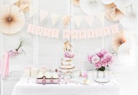Florale DIY Wimpelkette 2,1m