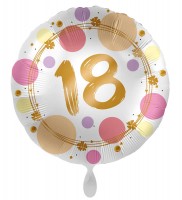 18. Geburtstag Ballon Happy Dots 71cm