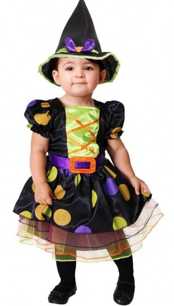 Pünktchen Hexenkostüm für Kleinkinder