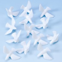 Hübsche Tauben-Streudeko Hochzeit 30 Stück