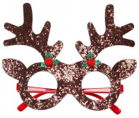 Funkelnde Rentier Brille Rudi
