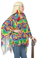 Vorschau: 70er Jahre Hippie Poncho für Damen