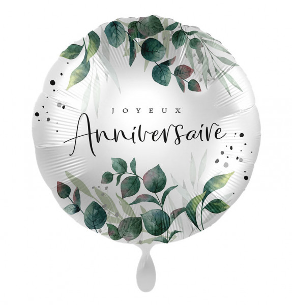 Botanical Birthday Folienballon FR 43cm