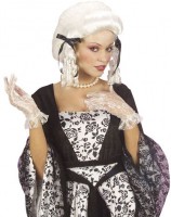 Barocke Lady Perücke Mit Schleifen