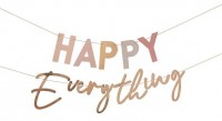 Happy Everthing Girlande pastell-gold 1,5m