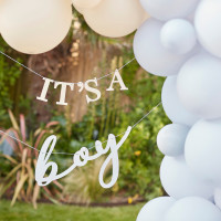 Vorschau: Sweet little boy Babyparty Girlande