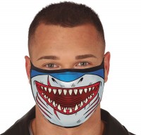 Haifisch Mund-Nase-Maske