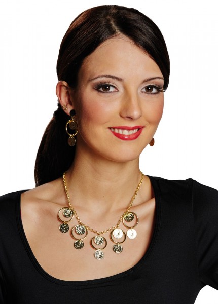 Goldenes Schmuck Set
