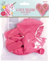 6 Magische Einhorn Luftballons
