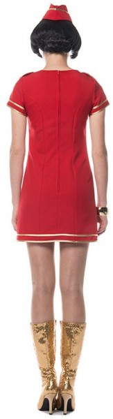 Rotes Stewardessenkostüm Cindy Für Damen 2