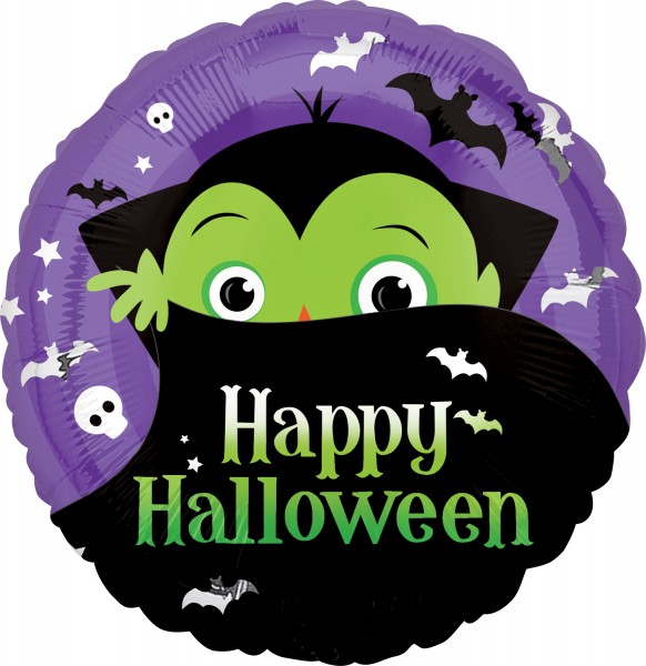 Happy Halloween Folienballon Dracula