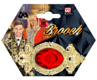 Förhandsgranskning: Ruby brosch guld