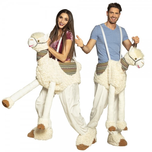 Lama Parade Huckepack Kostüm