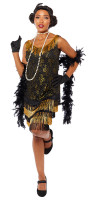 Elegantes Charleston Kleid Schwarz