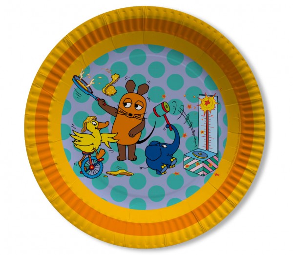 8 Sendung mit der Maus Teller 23cm