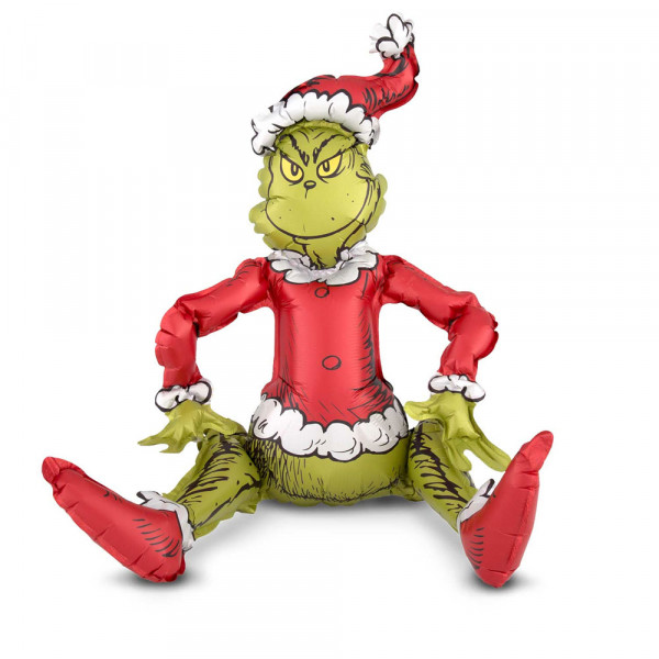 Sitzender Grinch Folienballon 61cm