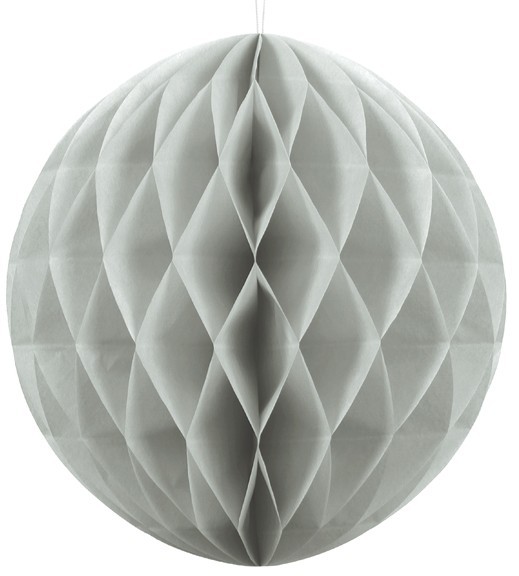 Wabenball Lumina hellgrau 40cm