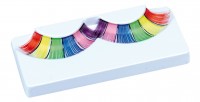 Bunte Regenbogen Hippie Wimpern