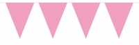 Wimpelkette Girly Rosa 10m