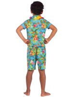 Vorschau: 3-teiliges Hawaii Kostüm Set für Kinder