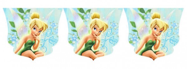 Tinkerbell Blütenzauber Wimpelkette 2,6m