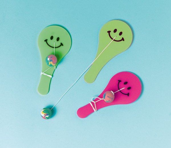 Paddle Ball Set für Kindergeburtstage 12 Stück