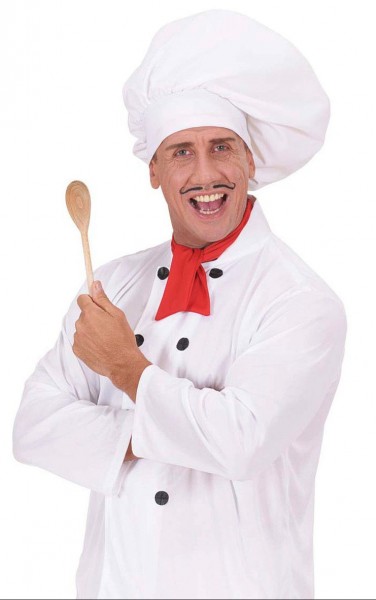 Weiße XXL Kochmütze