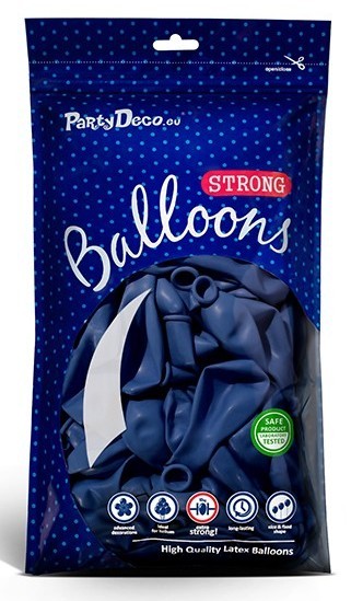 10 Partystar Luftballons königsblau 30cm