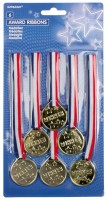 Siegerehrung Gewinner Gold Medaillen Win It All 6 Stück