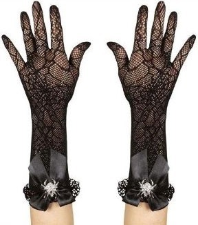 Feine Spinnen Handschuhe Mit Schleife
