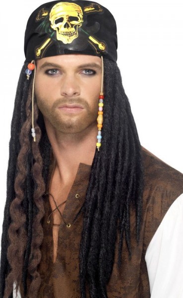 Dreadlock Piratenperücke