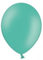 10 Partystar Luftballons aquamarin 27cm