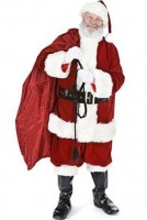 Weihnachtsmann Pappaufsteller 180cm
