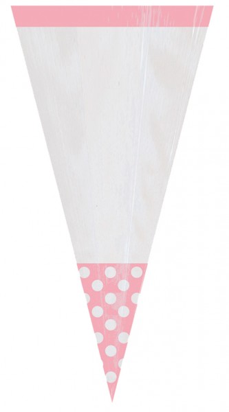 10 Candy Buffet Spitztüten pink