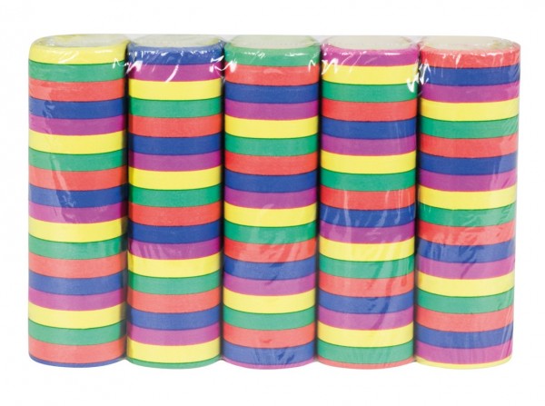 Bunte Luftschlangen 5-teilig