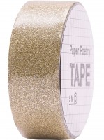 Goldenes Glitzer Washi Tape 5m