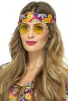 Funky Lazy Hippie Brille Gelb