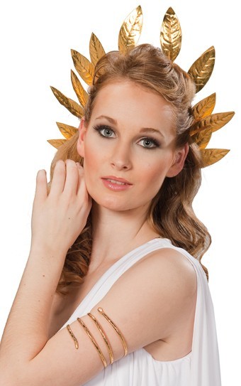 Antiker Cäsar Lorbeerkranz In Gold